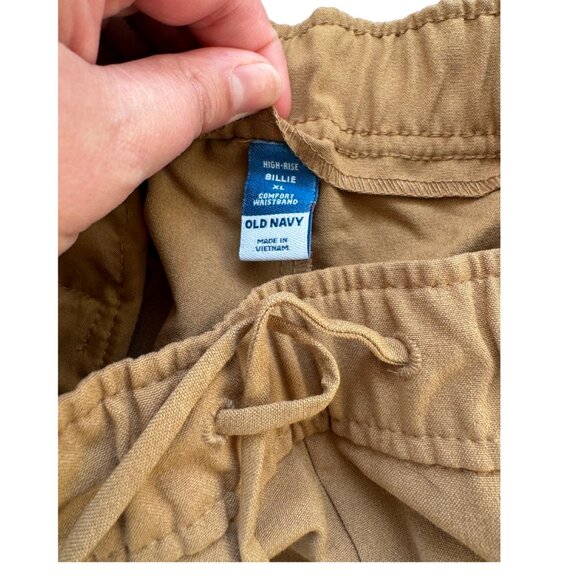 NWT Old Navy High-Waisted Billie Straight Trouser XL tan pull on pants - Picture 6 of 8